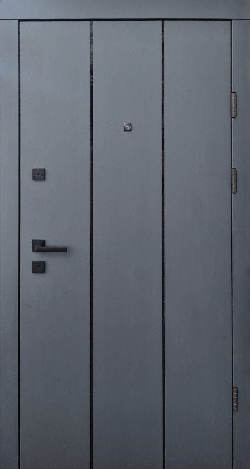 Вхідні двері QDOORS Колекція "Преміум"модель "Вертикаль-АК" фото 1 | Соло Двері