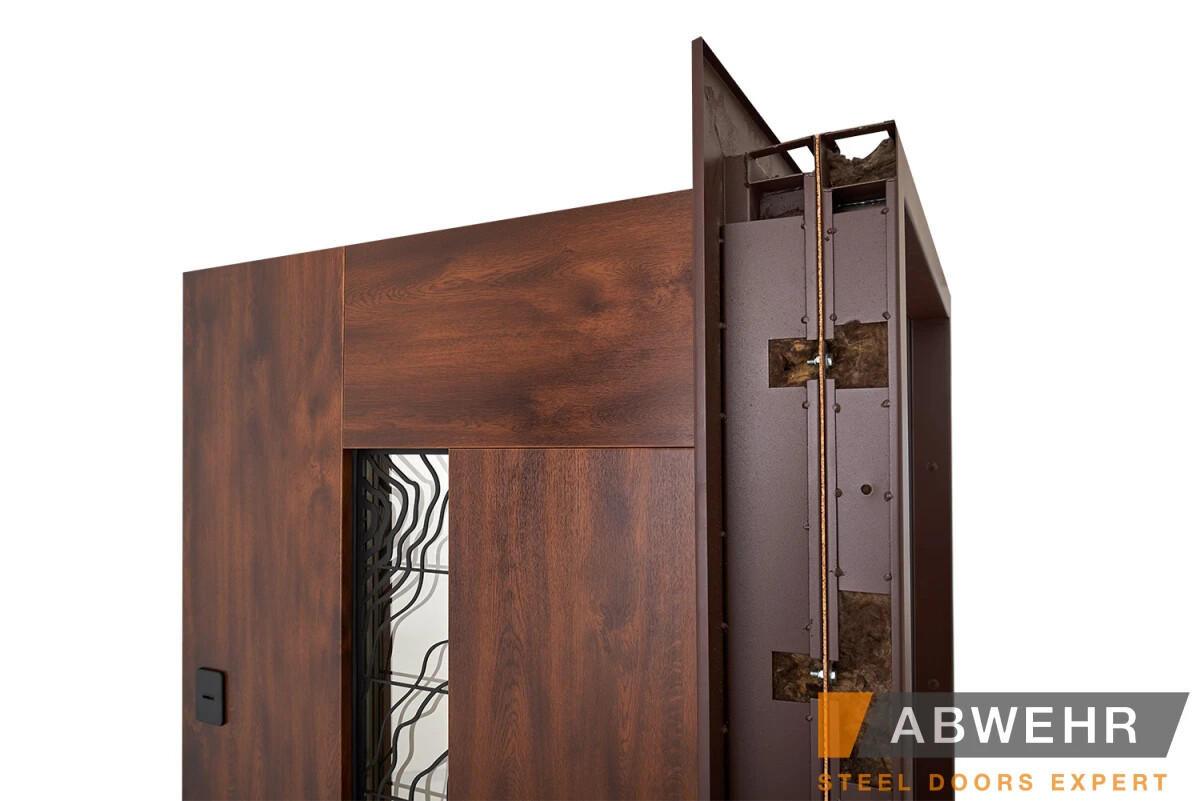 Вхідні двері ABWEHR (Абвер) Колекція "Bionica"модель "Paradise Glass" фото 6 | Соло Двері