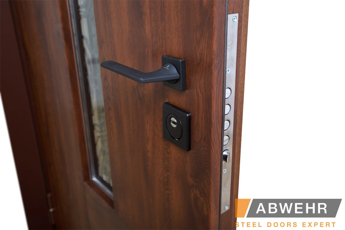 Вхідні двері ABWEHR (Абвер) Колекція "Bionica"модель "Paradise Glass" фото 8 | Соло Двері