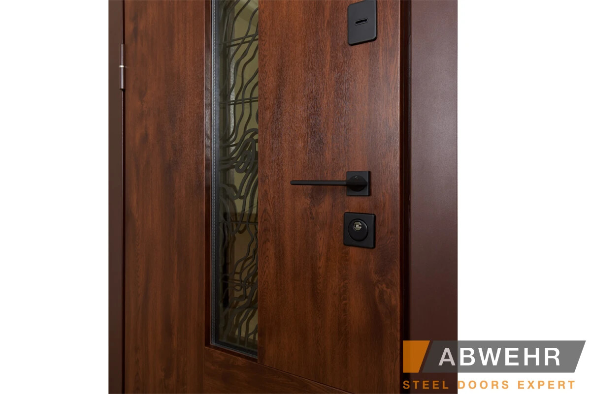 Вхідні двері ABWEHR (Абвер) Колекція "Bionica"модель "Paradise Glass" фото 9 | Соло Двері