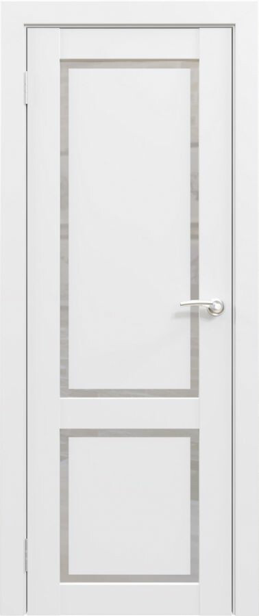 Двери межкомнатные ТМ StilDoors CLASSIK "PORTLAND" сатин білий фото 1 | Соло Дверь