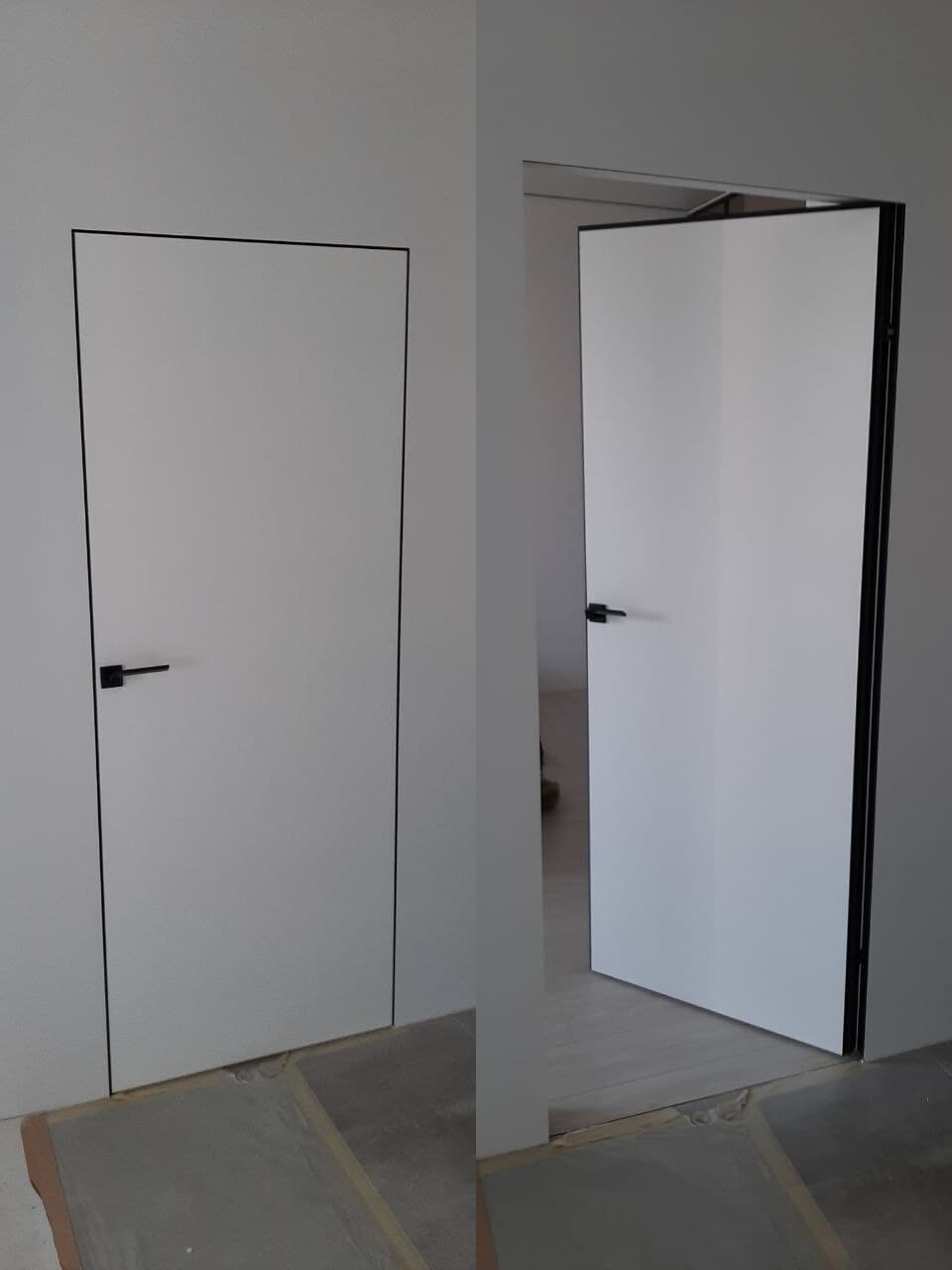 Двері міжкімнатні прихованого монтажу Monodoor грунтовані фото 3 | Соло Двері
