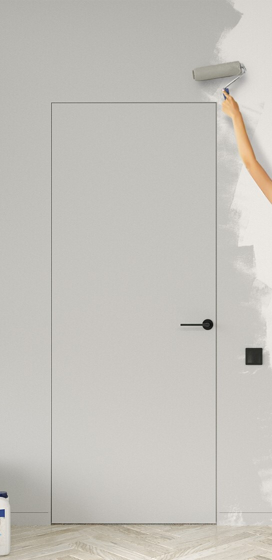 Двері міжкімнатні щитові прихованого монтажу ТМ Secret Doors фото 1 | Соло Двері