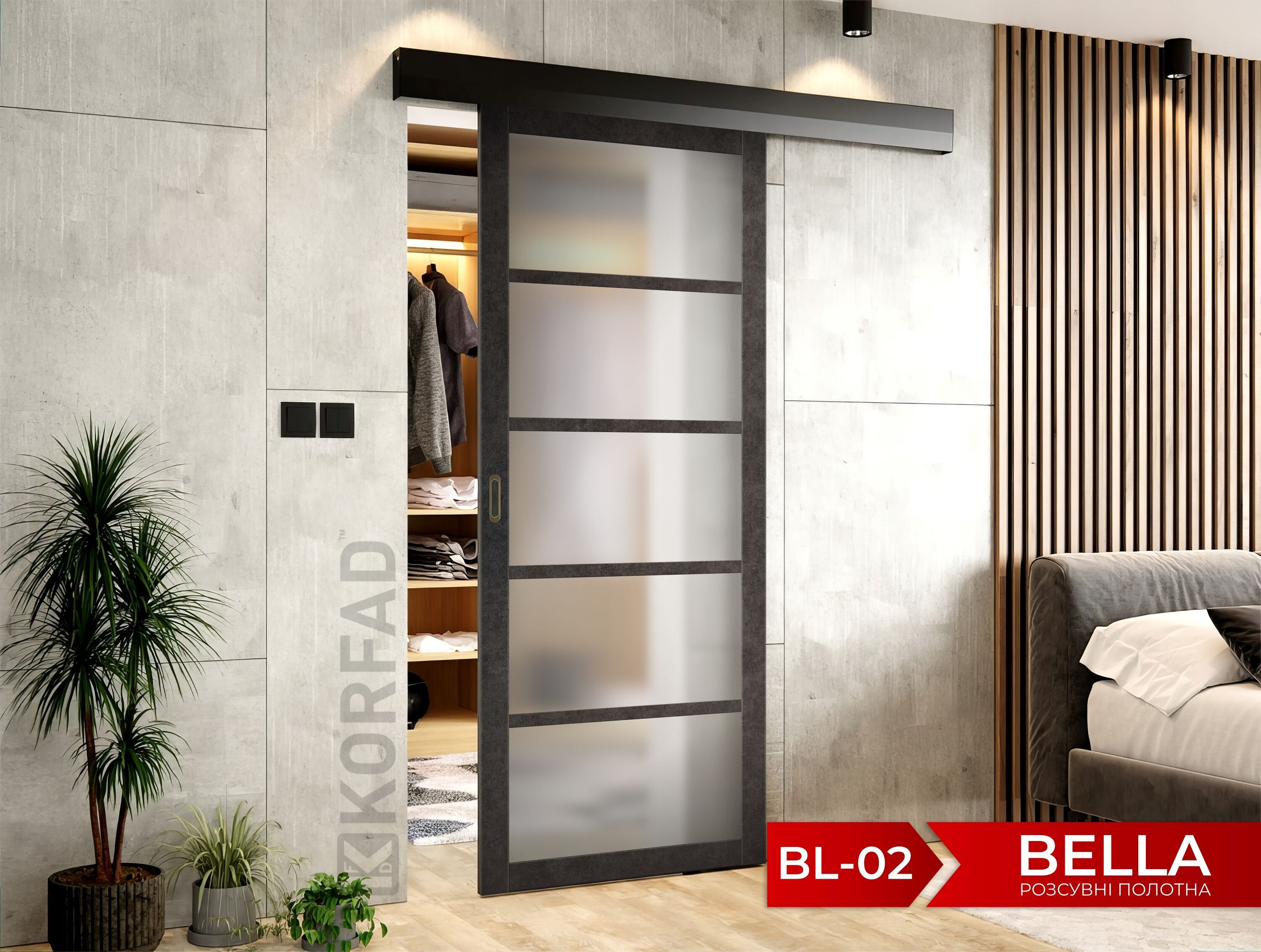 Двері міжкімнатні Корфад  BELLA  "BL-02" фото 7 | Соло Двері