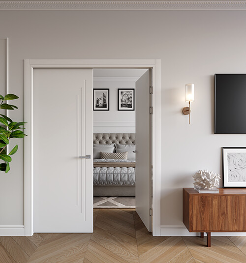 Двери межкомнатные ТМ DOORWAY  модель "OP 03" фото 1 | Соло Дверь
