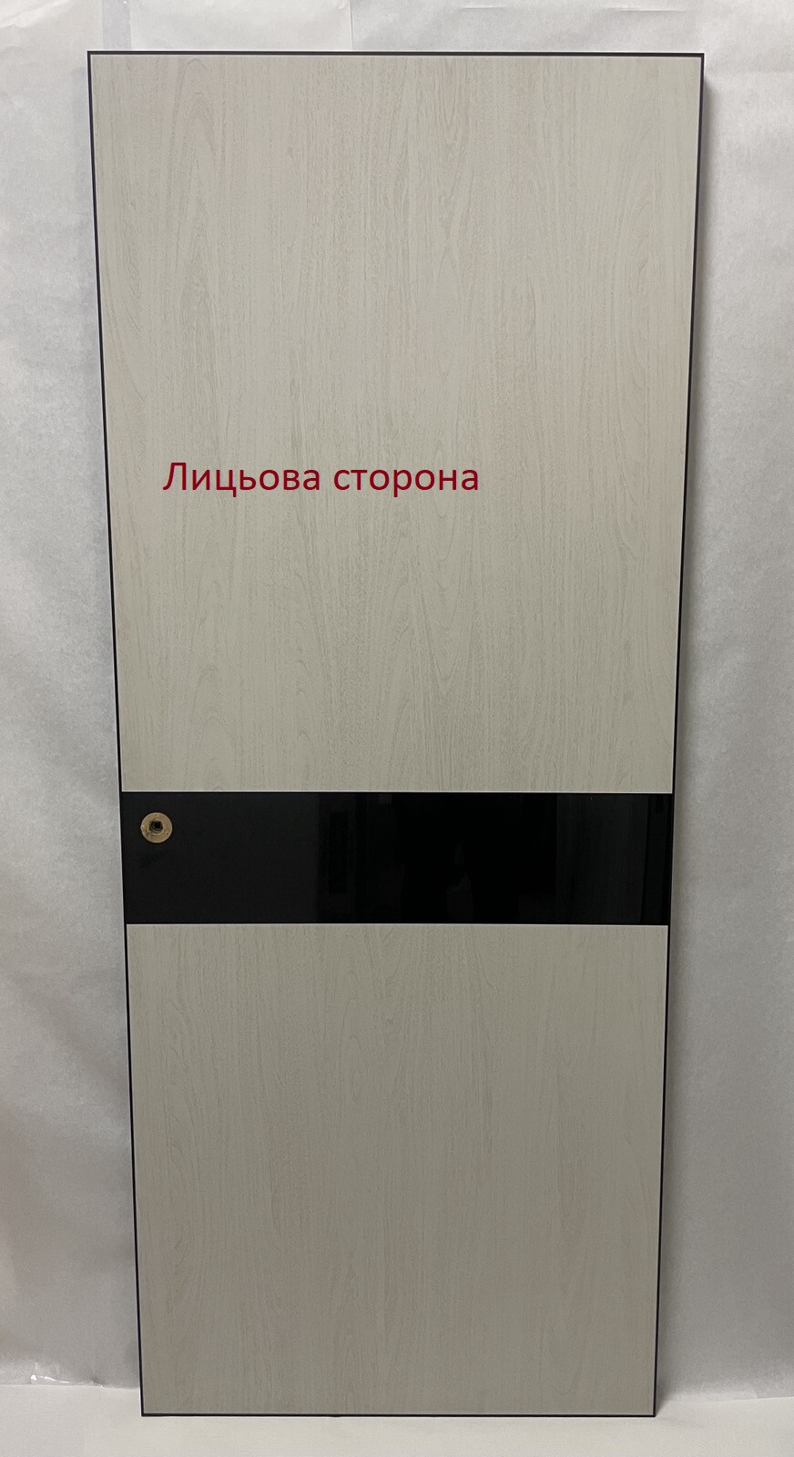 Двері міжкімнатні Папа Карло Плато  PL-03 пекан сірий/ PL-02 ясен білий  з коробкой фото 5 | Соло Двері