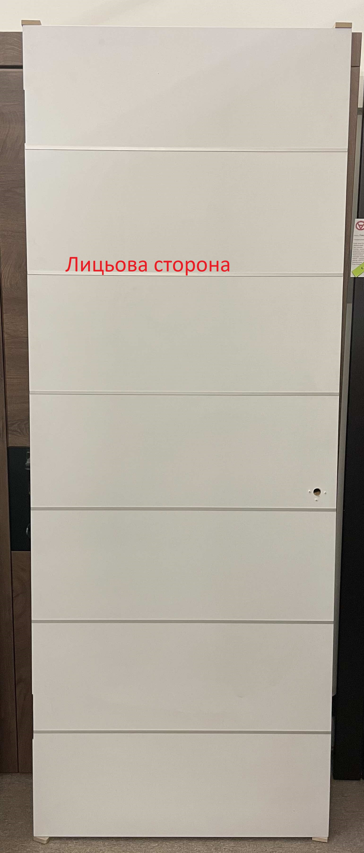 Двері міжкімнатні Вейквуд Forte 08  білий мат/Forte 09 сонома з коробкой фото 3 | Соло Двері